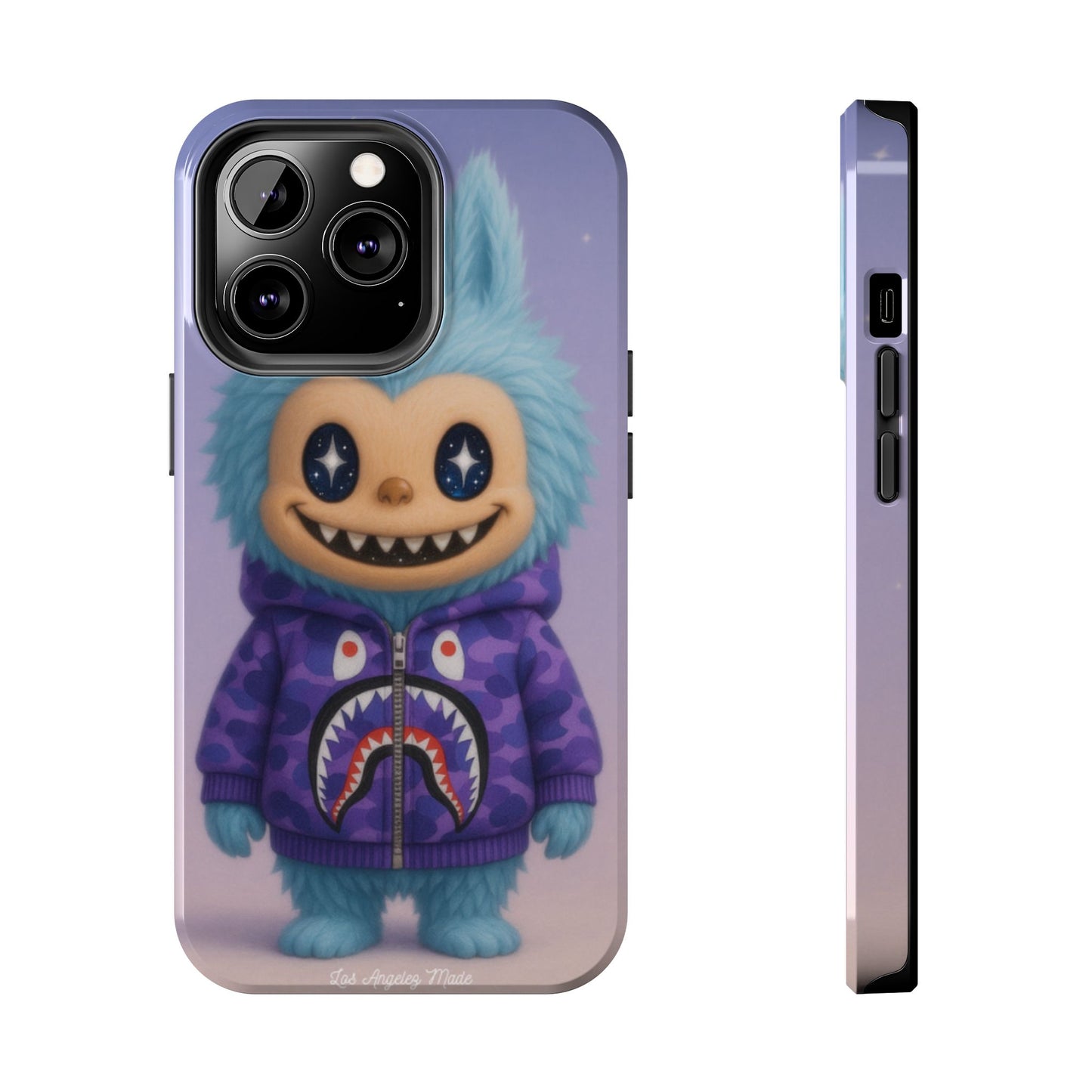 Los Angelez Made x Labubu BAPE Hoodie Tough Phone Case