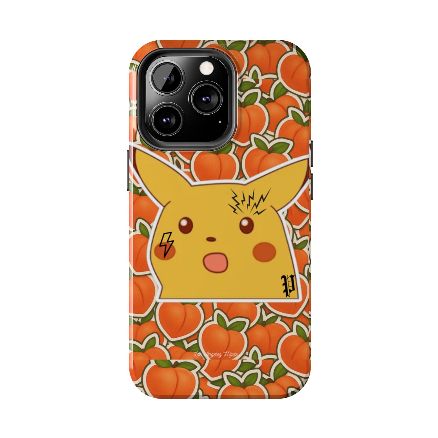 Los Angelez Made x Shocked Pika Peach Tough Phone Case