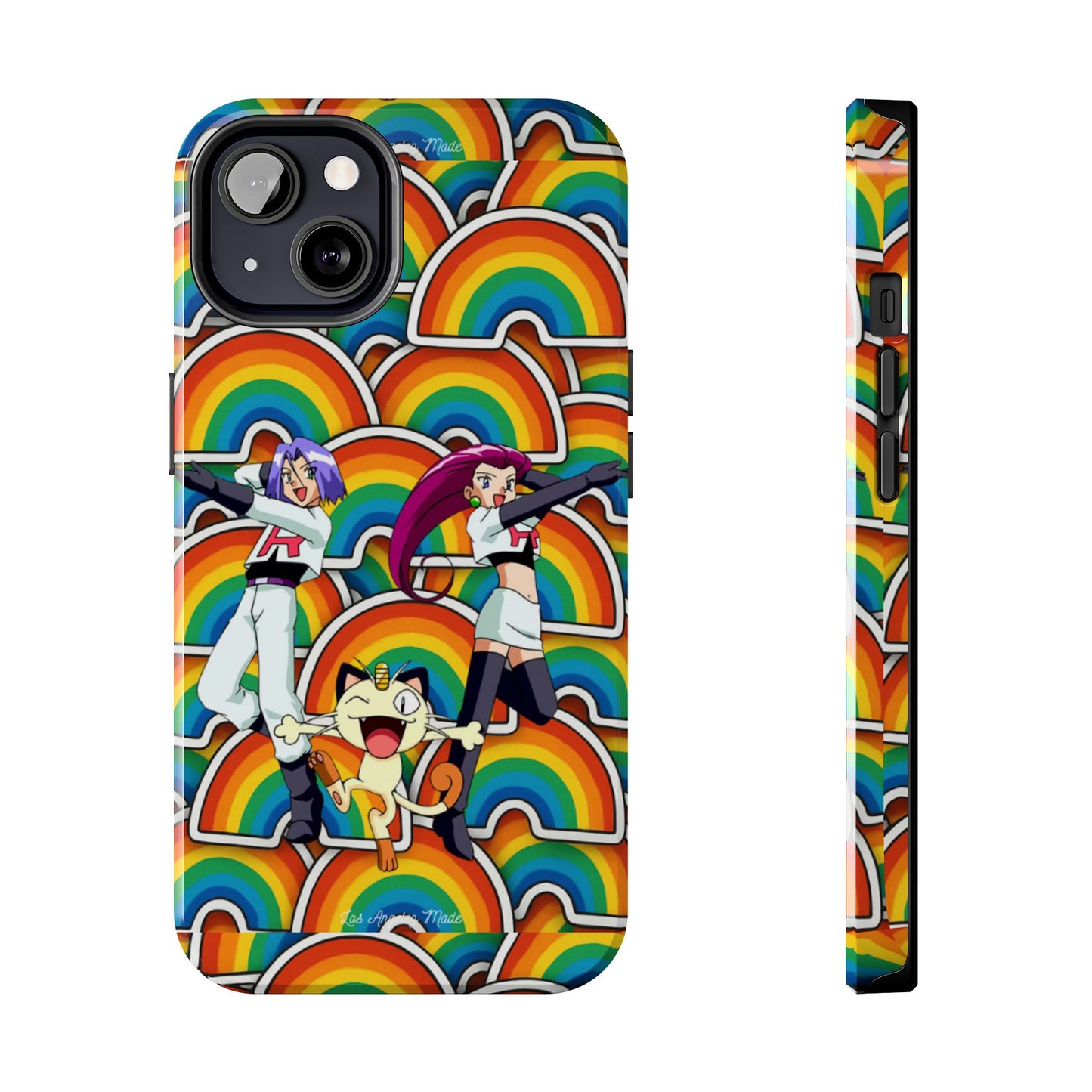 Los Angelez Made x Team Rocket Rainbow Emoji Tough Phone Case