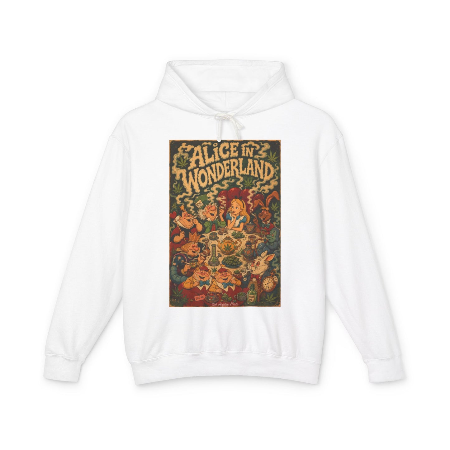 Los Angelez Made x Alice in Wonderland Hoodie Unisex Lightweight Hooded Sweatshirt