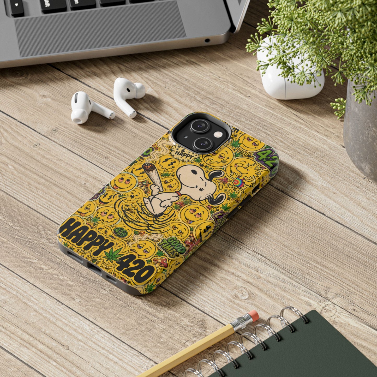 Los Angelez Made x 420 Happy Snoopy Tough Phone Case