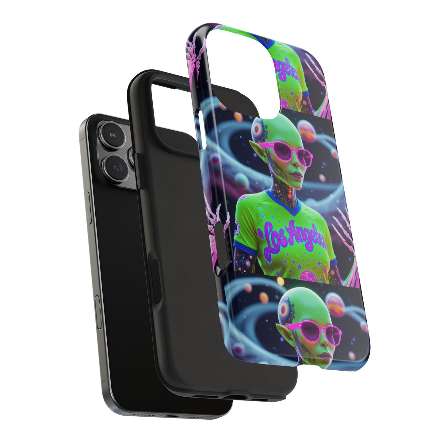 Los Angelez Made x Neon Alien Tough Phone Case