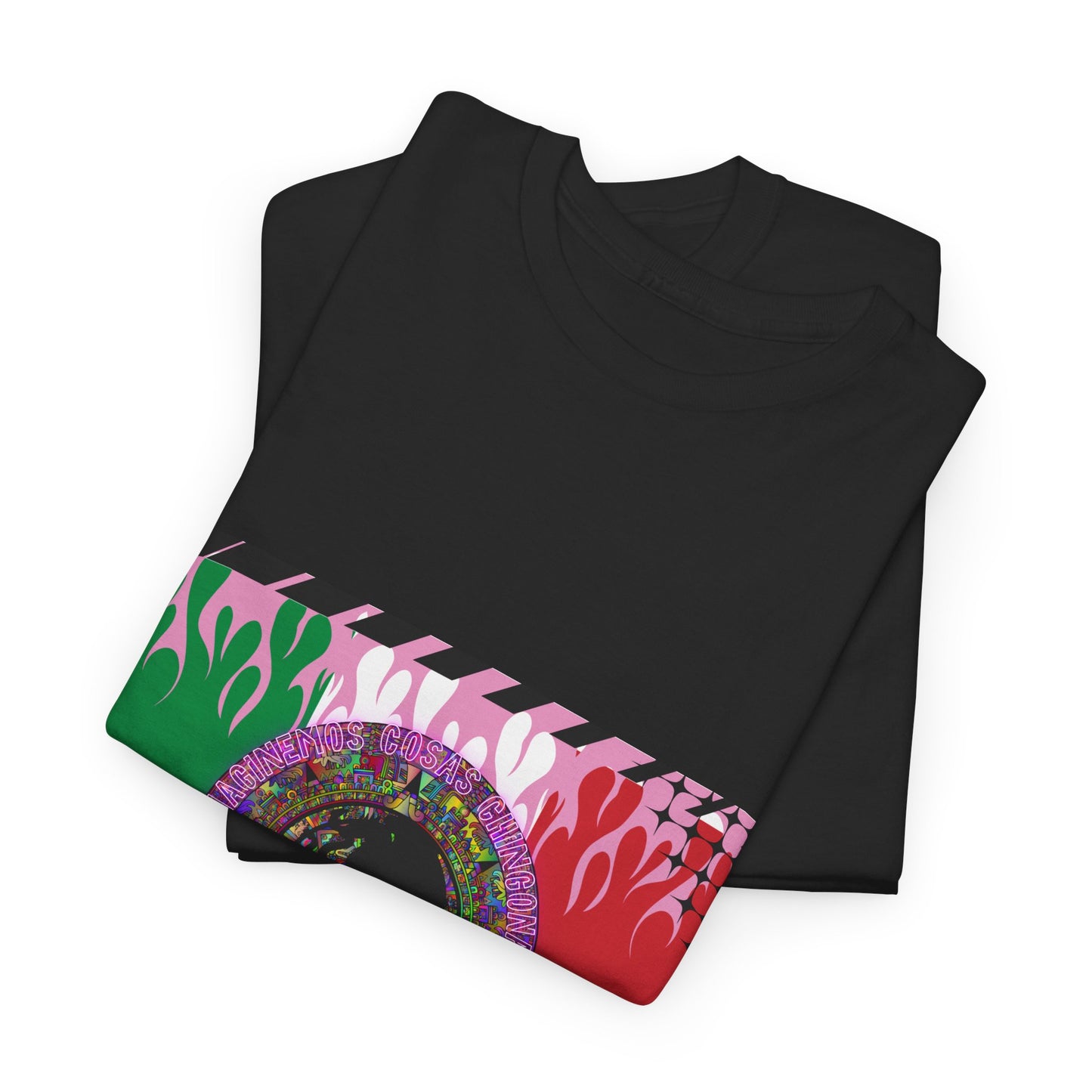 Los Angelez Made x Mexican Flag Unisex Heavy Cotton T-Shirt