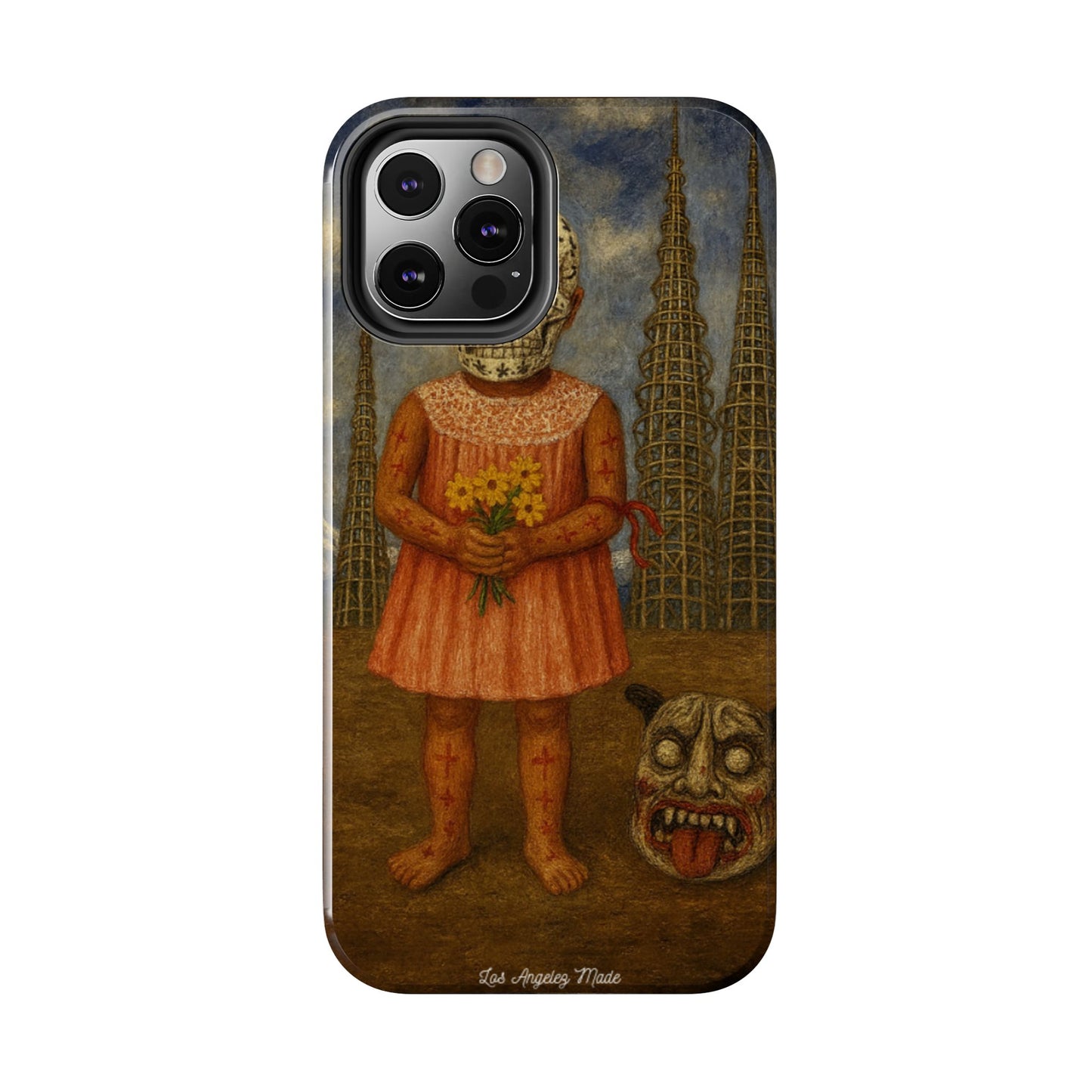 Los Angelez Made x Girl With Death Mask Tough Phone Case