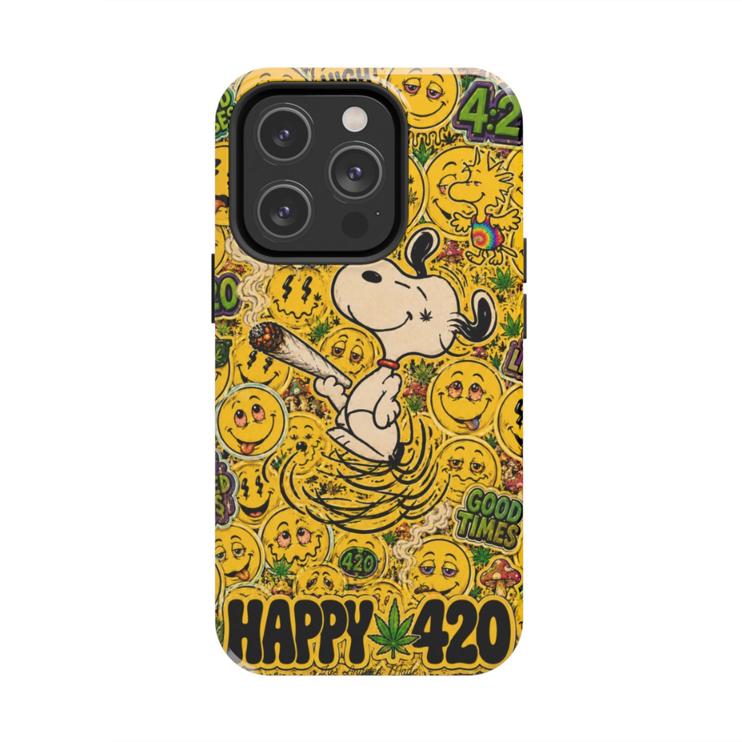 Los Angelez Made x 420 Happy Snoopy Tough Phone Case