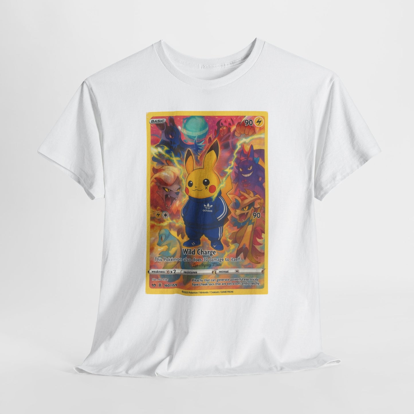 Los Angelez Made x Pika Card Unisex Heavy Cotton T-Shirt