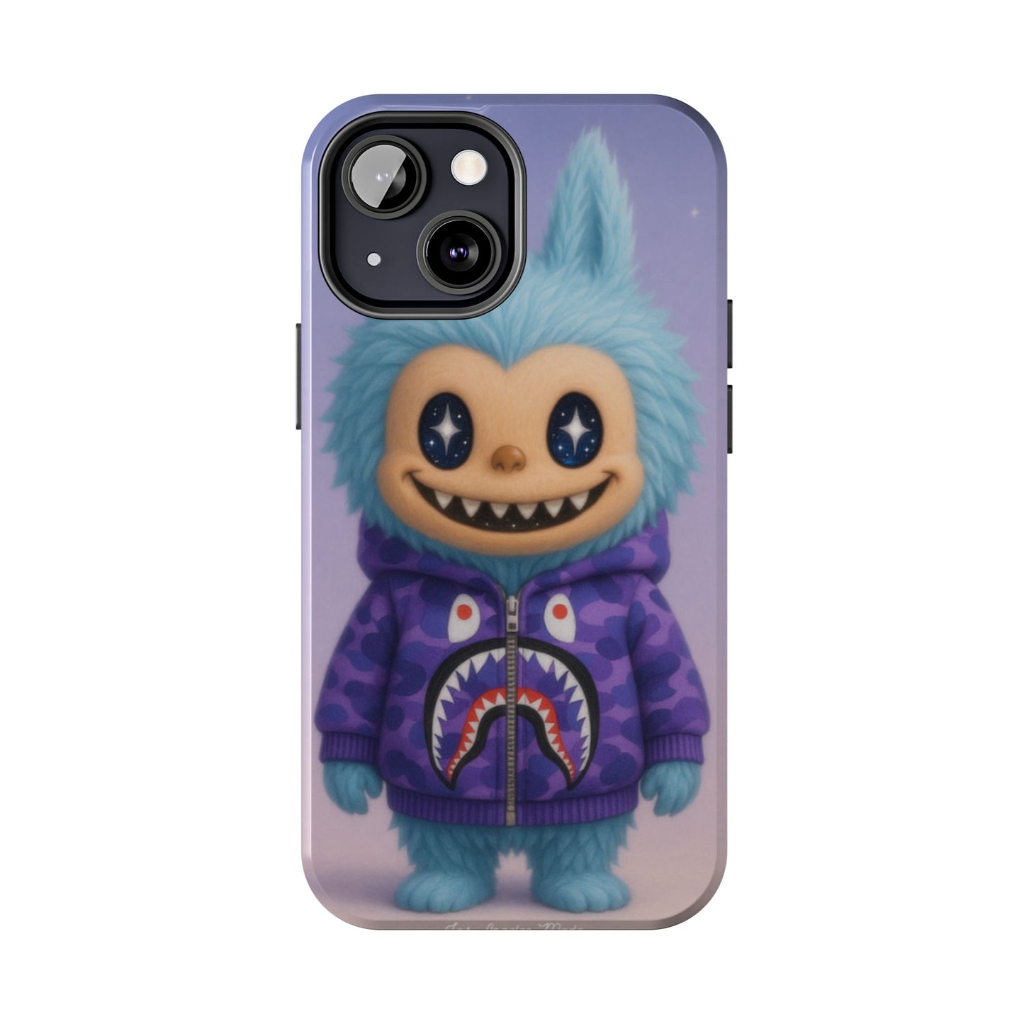 Los Angelez Made x Labubu BAPE Hoodie Tough Phone Case