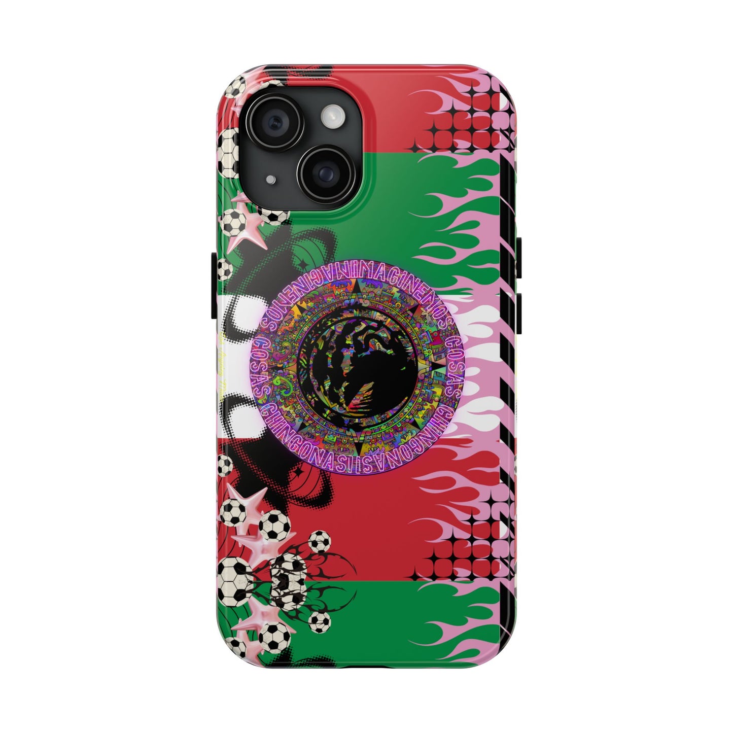 Los Angelez Made x Mexican Flag Tough Phone Case