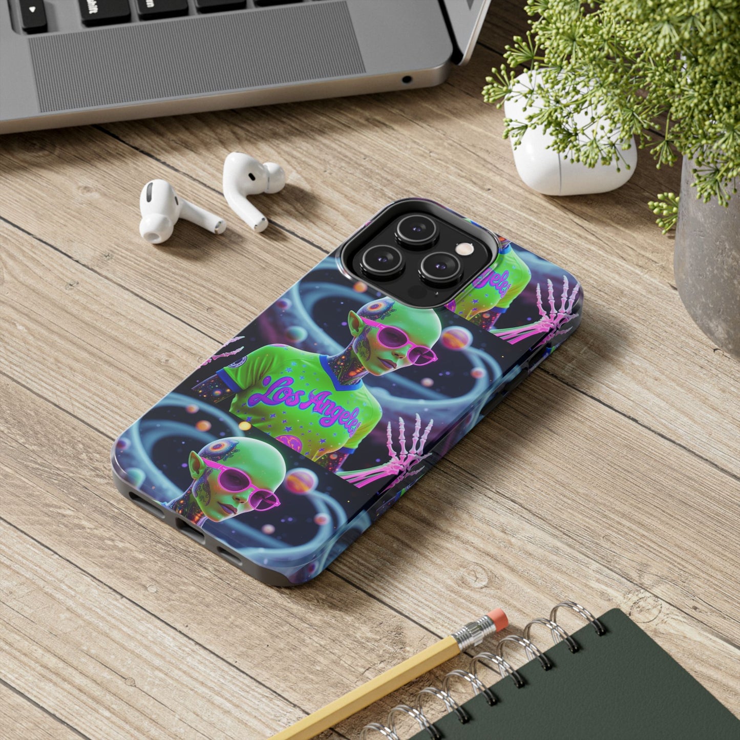 Los Angelez Made x Neon Alien Tough Phone Case