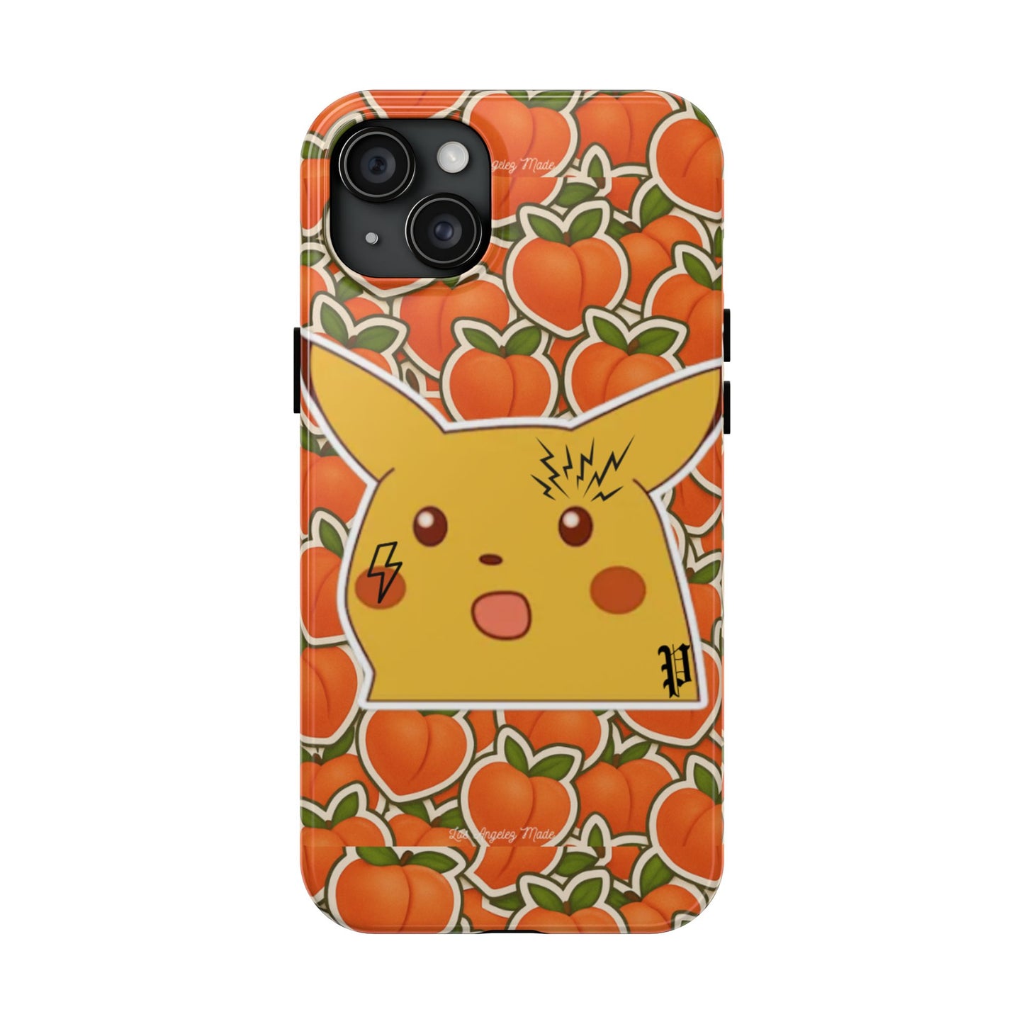 Los Angelez Made x Shocked Pika Peach Tough Phone Case