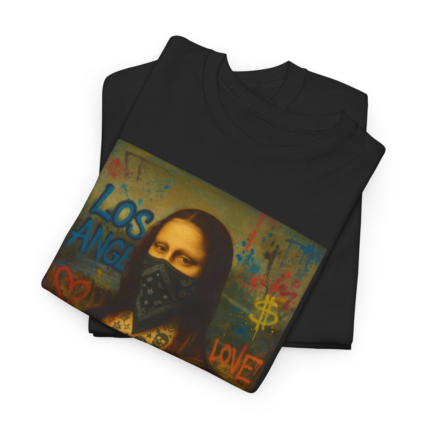 Los Angelez Made x L.A. Mona Lisa Unisex Heavy Cotton T-Shirt