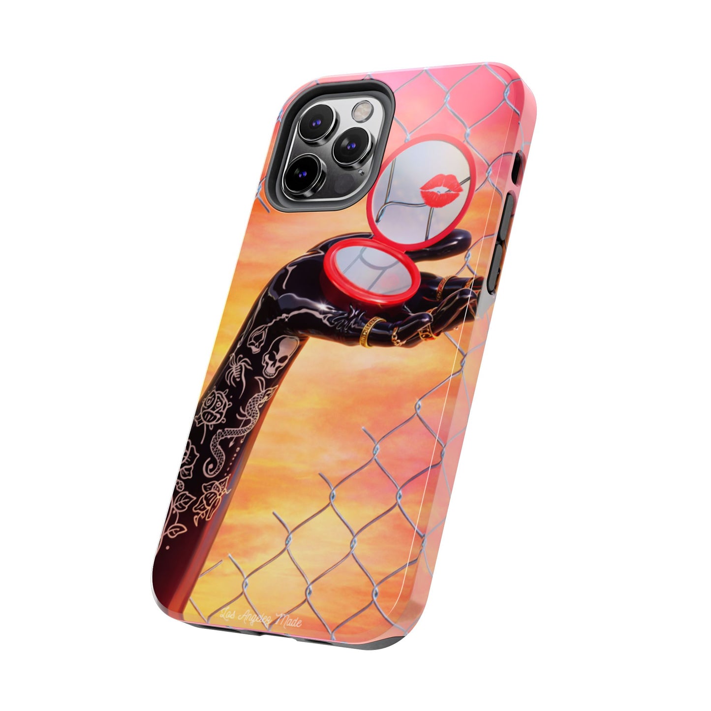 Los Angelez Made x Compact Kiss Tough Phone Case