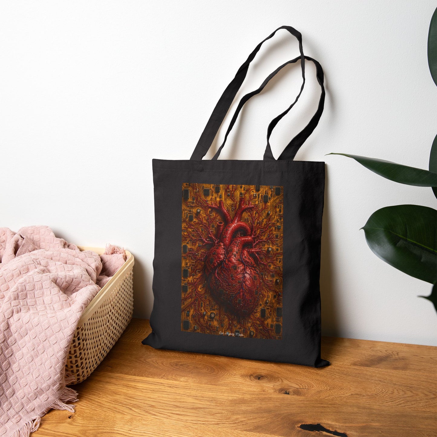 Los Angelez Made x Chrome Heart Canvas Tote Bag