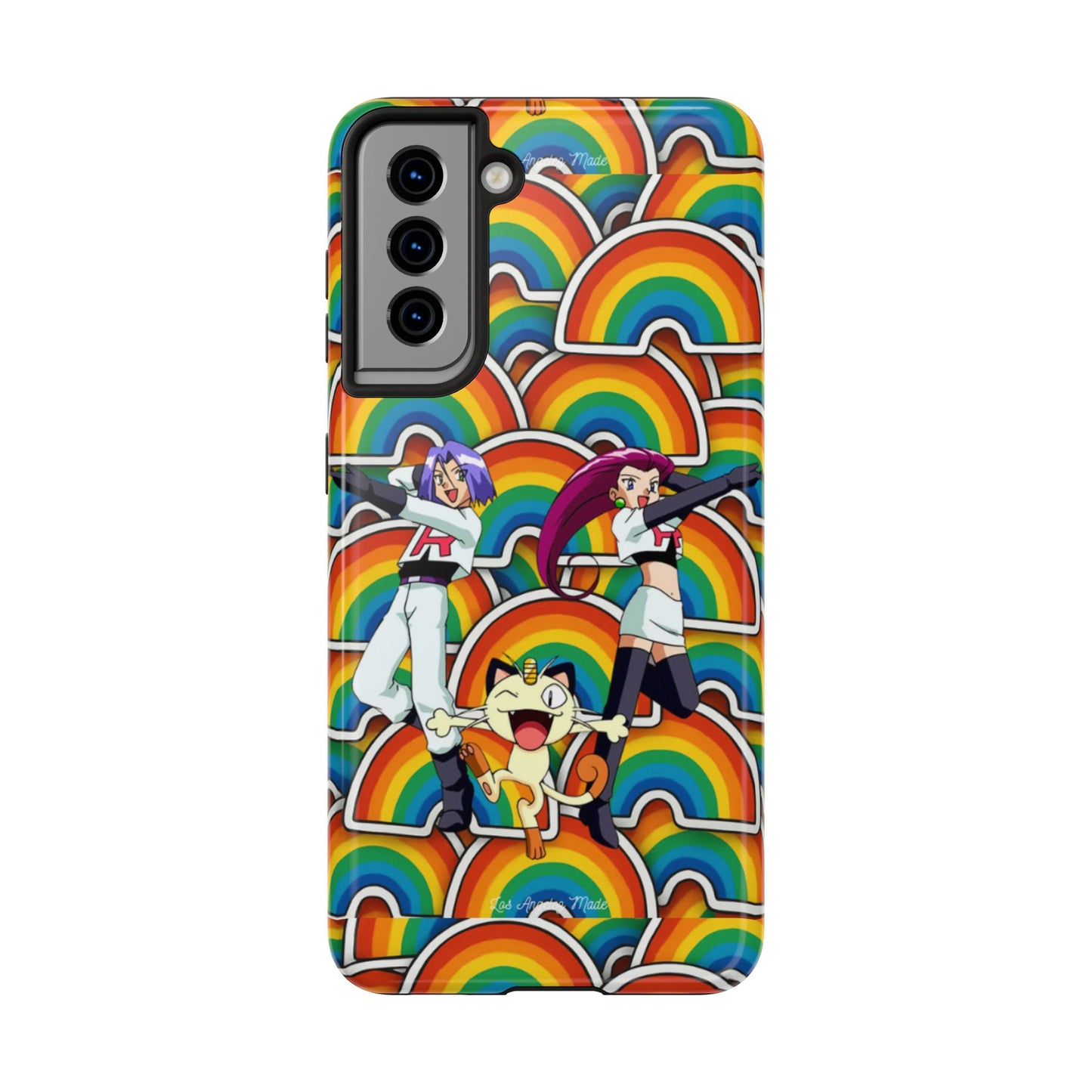 Los Angelez Made x Team Rocket Rainbow Emoji Tough Phone Case