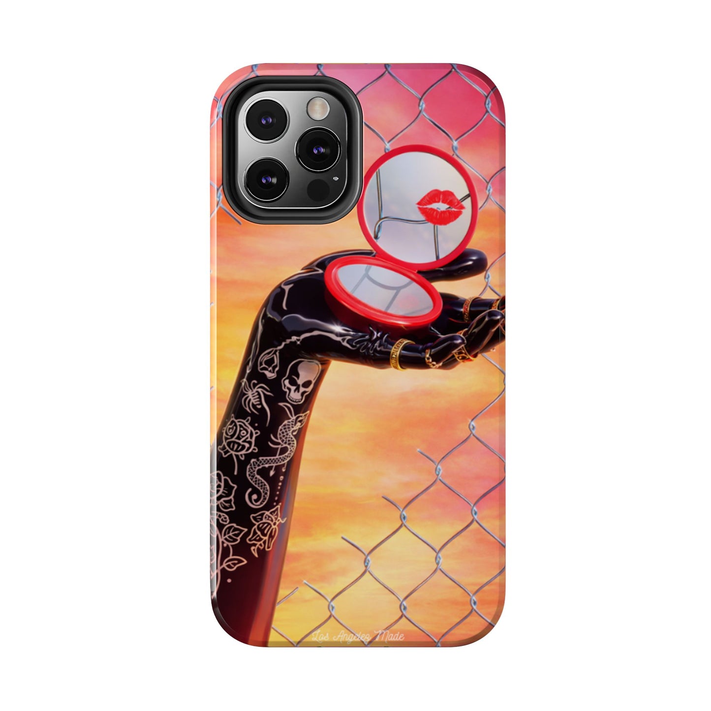 Los Angelez Made x Compact Kiss Tough Phone Case