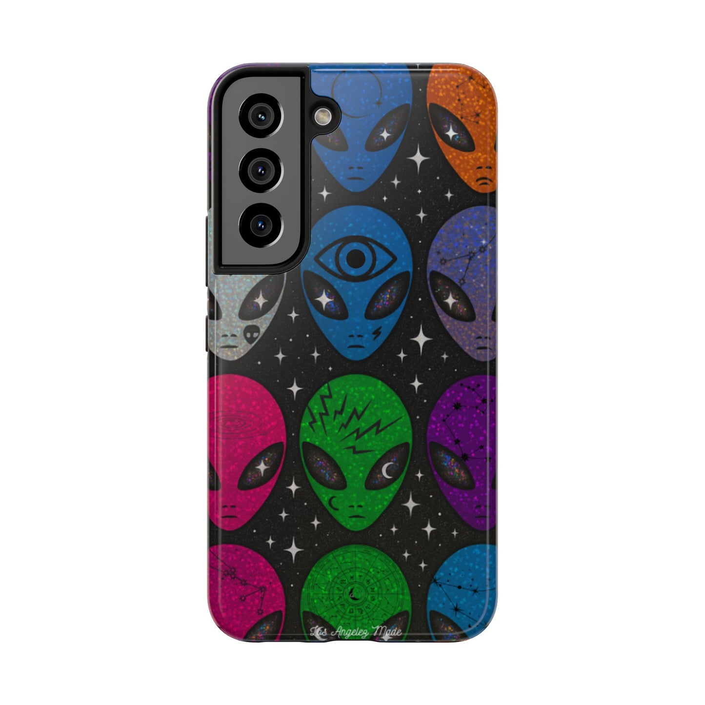 Los Angelez Made x Y2K Alien Sticker Sheet Tough Phone Case