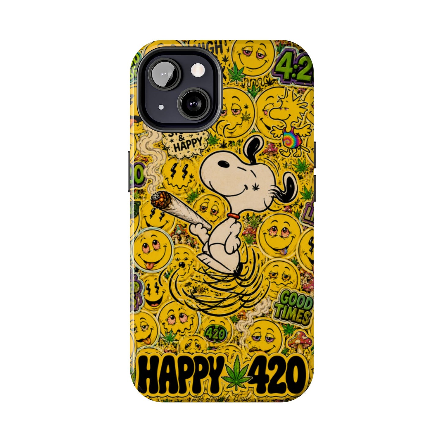 Los Angelez Made x 420 Happy Snoopy Tough Phone Case
