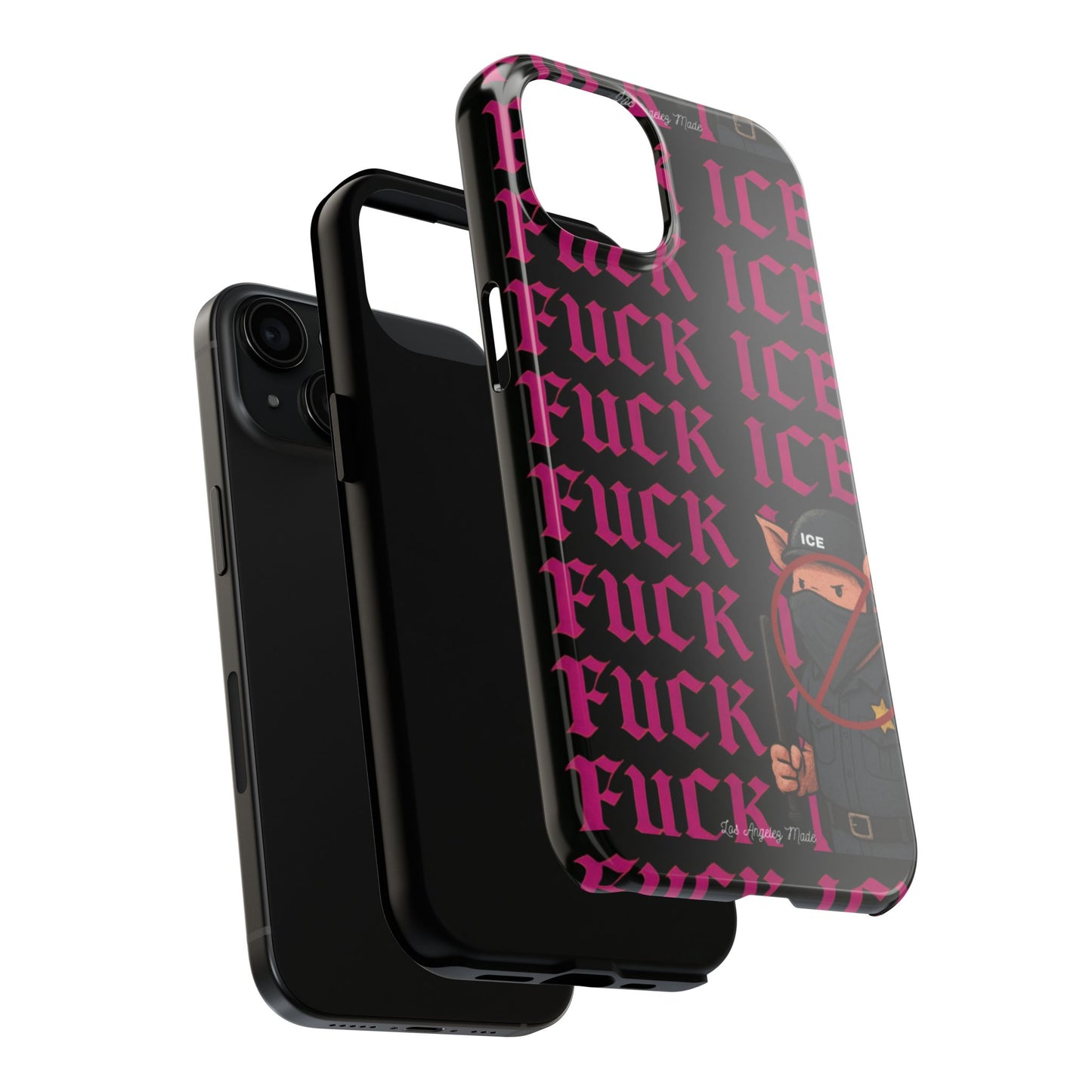 Los Angelez Made x F*ck ICE Tough Phone Case
