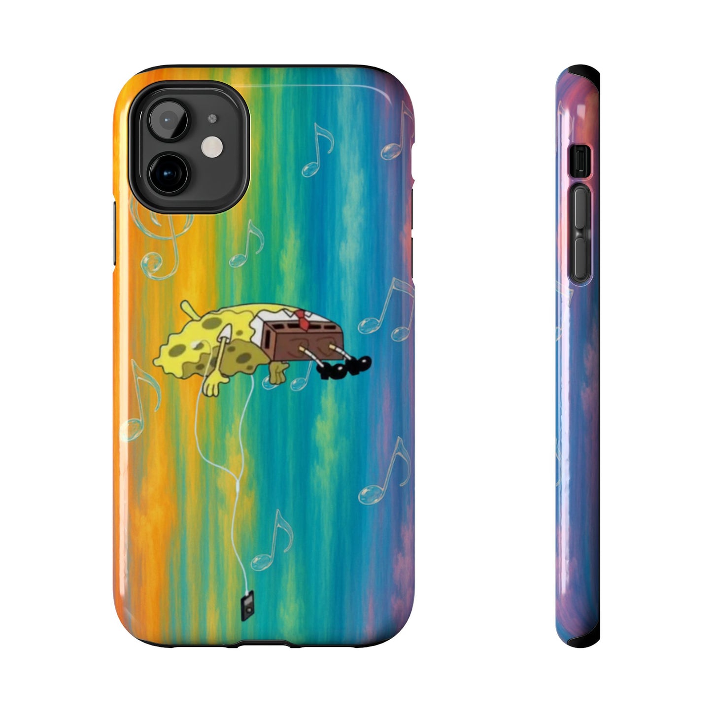 Los Angelez Made x Spongebob Music Is Life Tough Phone Case