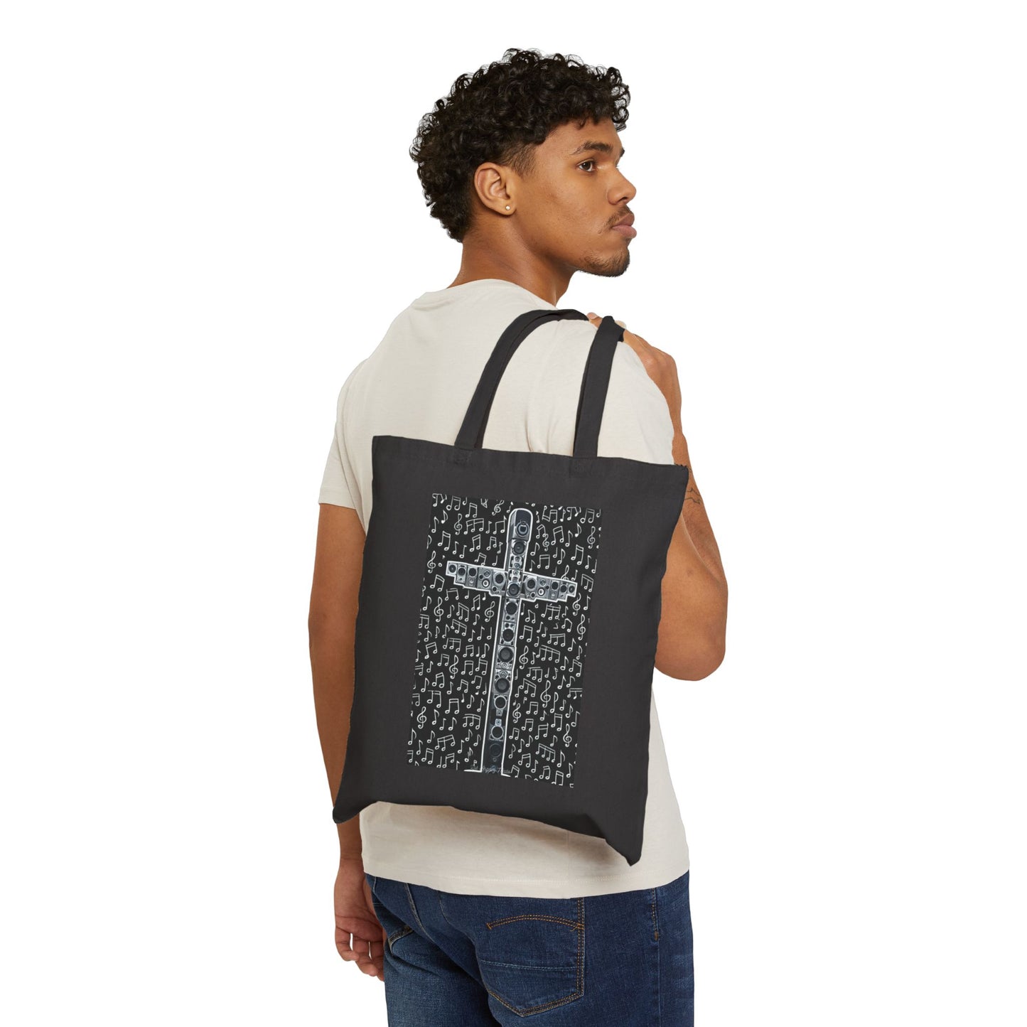 Los Angelez Made x Music is God Canvas Tote Bag