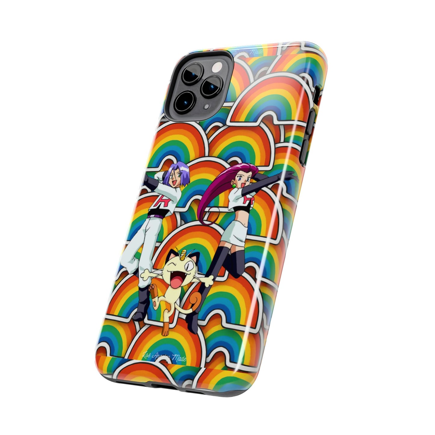 Los Angelez Made x Team Rocket Rainbow Emoji Tough Phone Case
