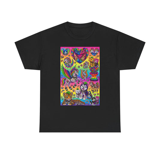 Los Angelez Made x Punk Rock Lisa Frank Unisex Heavy Cotton T-Shirt