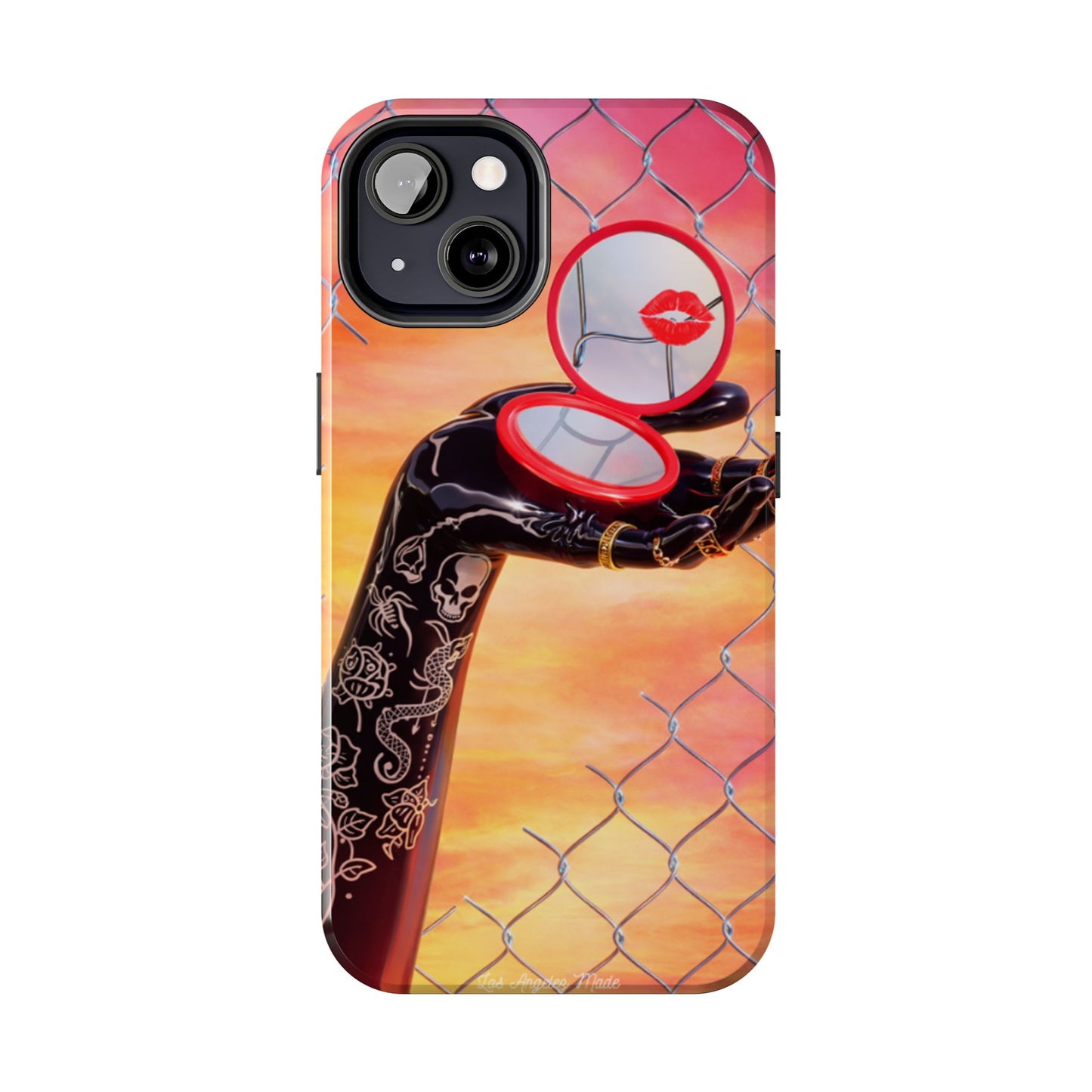 Los Angelez Made x Compact Kiss Tough Phone Case