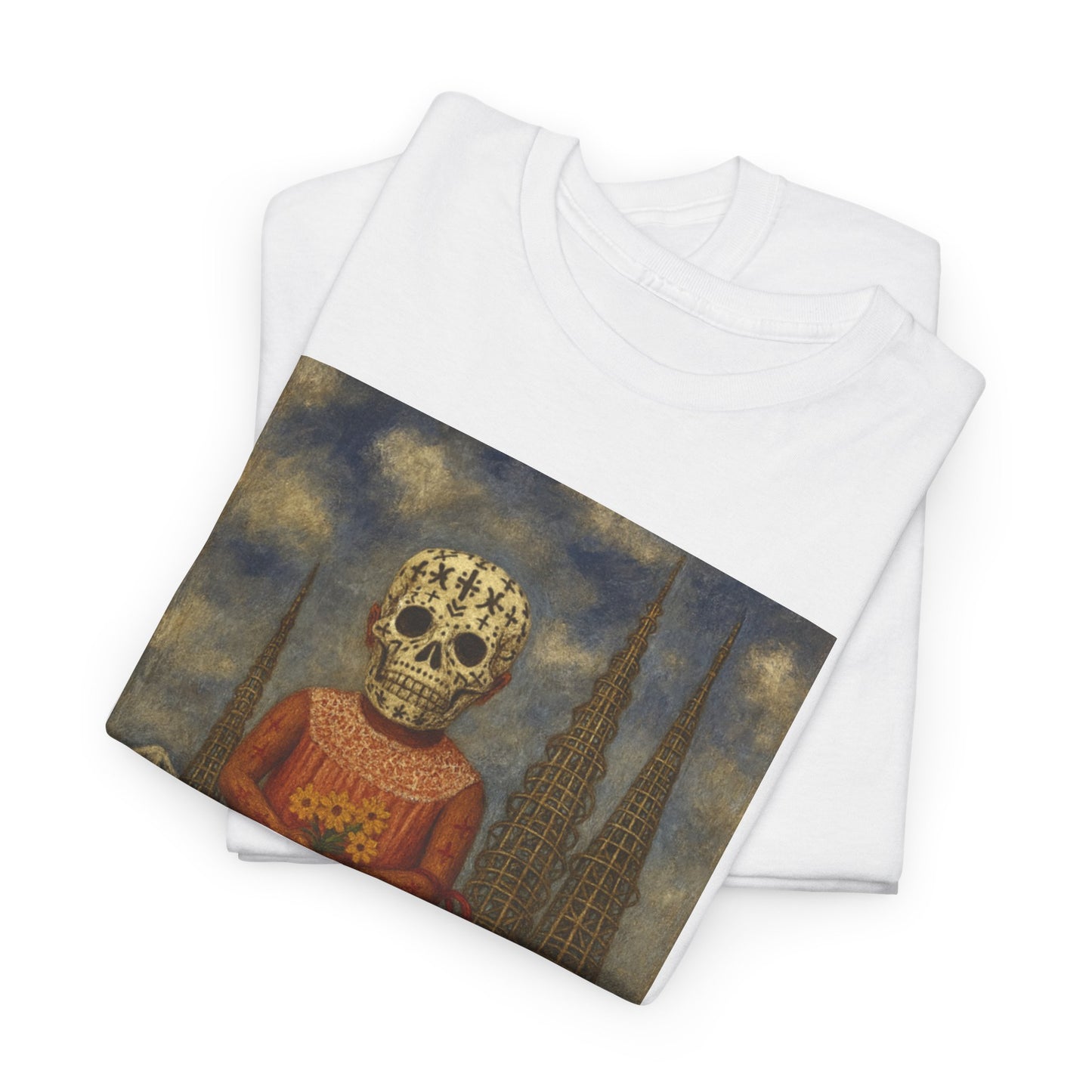 Los Angelez Made x Girl With Death Mask Unisex Heavy Cotton T-Shirt
