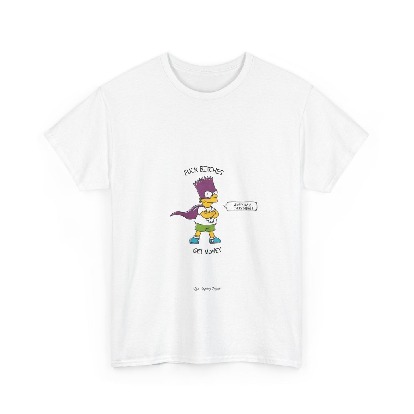 Los Angelez Made x Bart Get Money Unisex Heavy Cotton T-Shirt