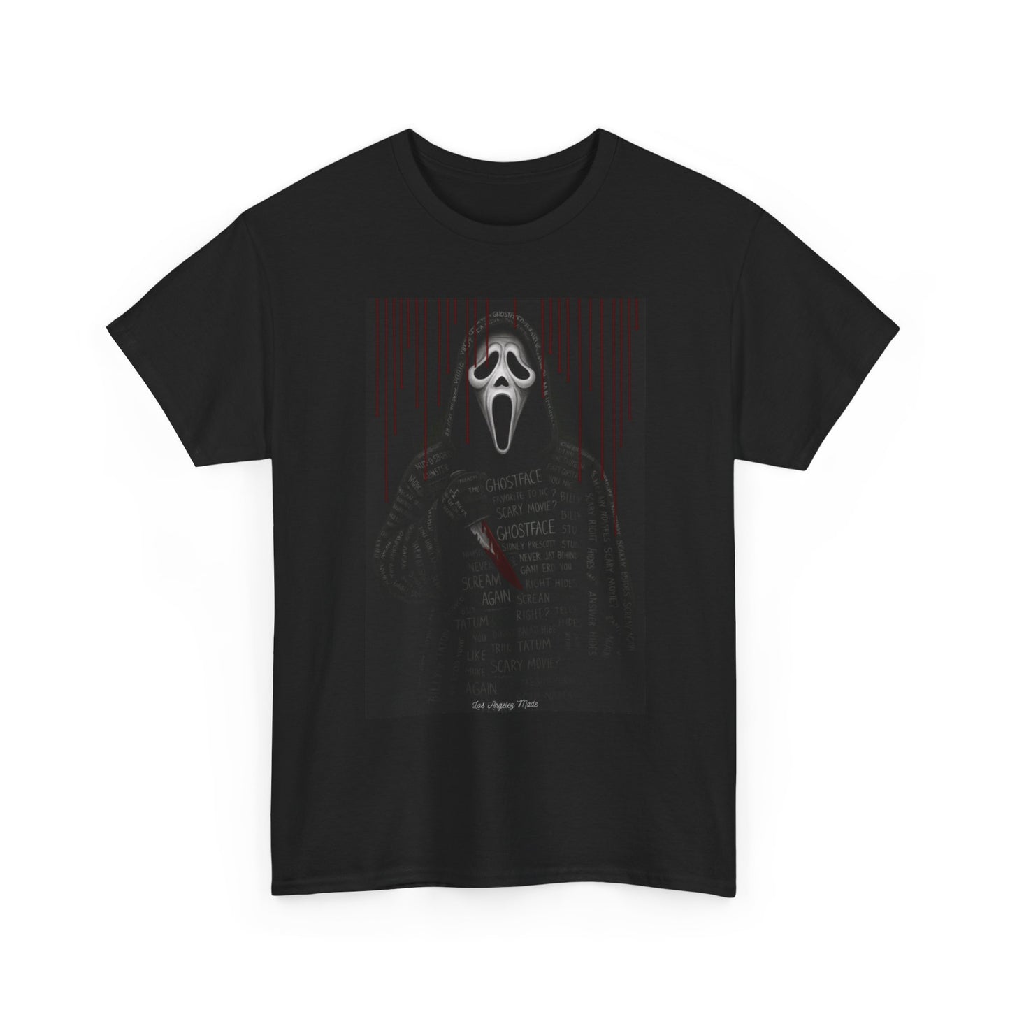 Los Angelez Made x Scream Ghostface Unisex Heavy Cotton T-Shirt