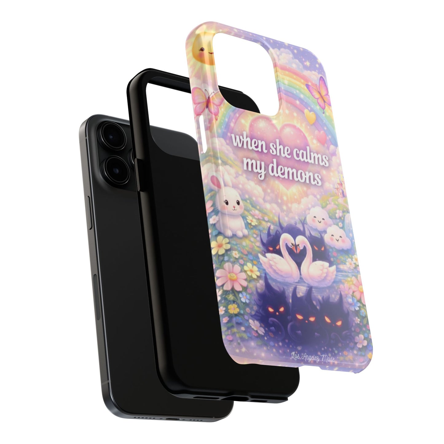 Los Angelez Made x ''When She Calms My Demons'' Tough Phone Case