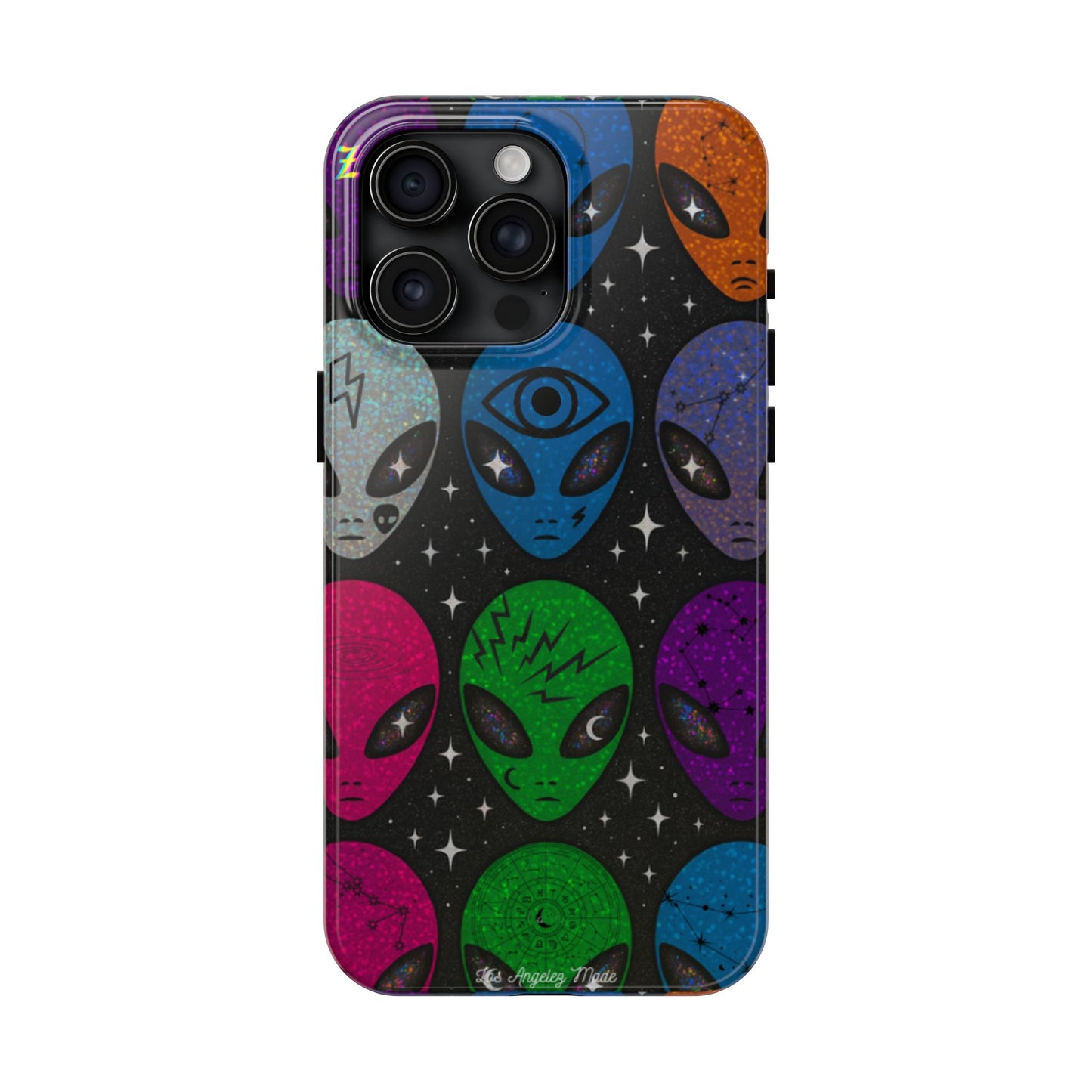 Los Angelez Made x Y2K Alien Sticker Sheet Tough Phone Case