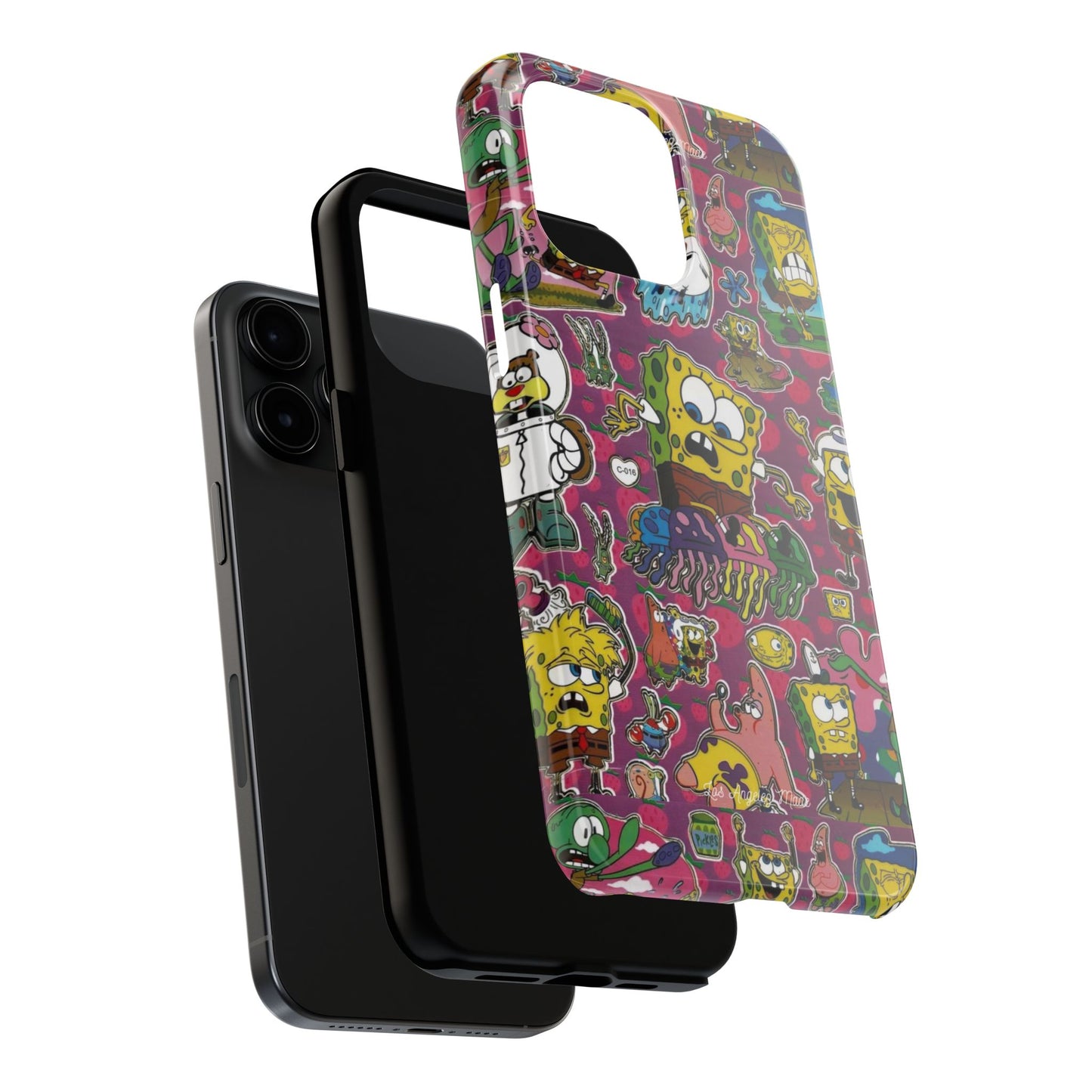 Los Angelez Made x SpongeBob Sticker Sheet Tough Phone Case
