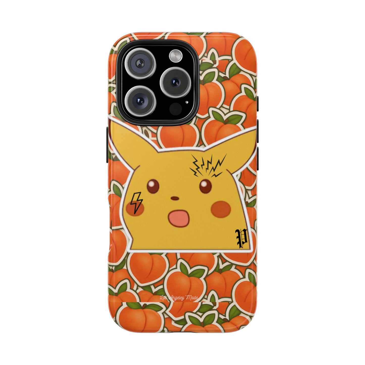 Los Angelez Made x Shocked Pika Peach Tough Phone Case