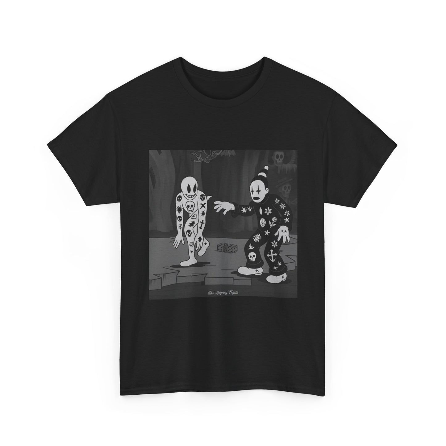 Los Angelez Made x Spooky Ghosts Unisex Heavy Cotton T-Shirt