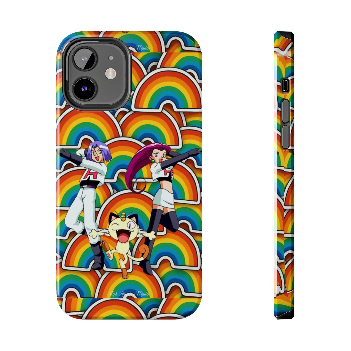 Los Angelez Made x Team Rocket Rainbow Emoji Tough Phone Case