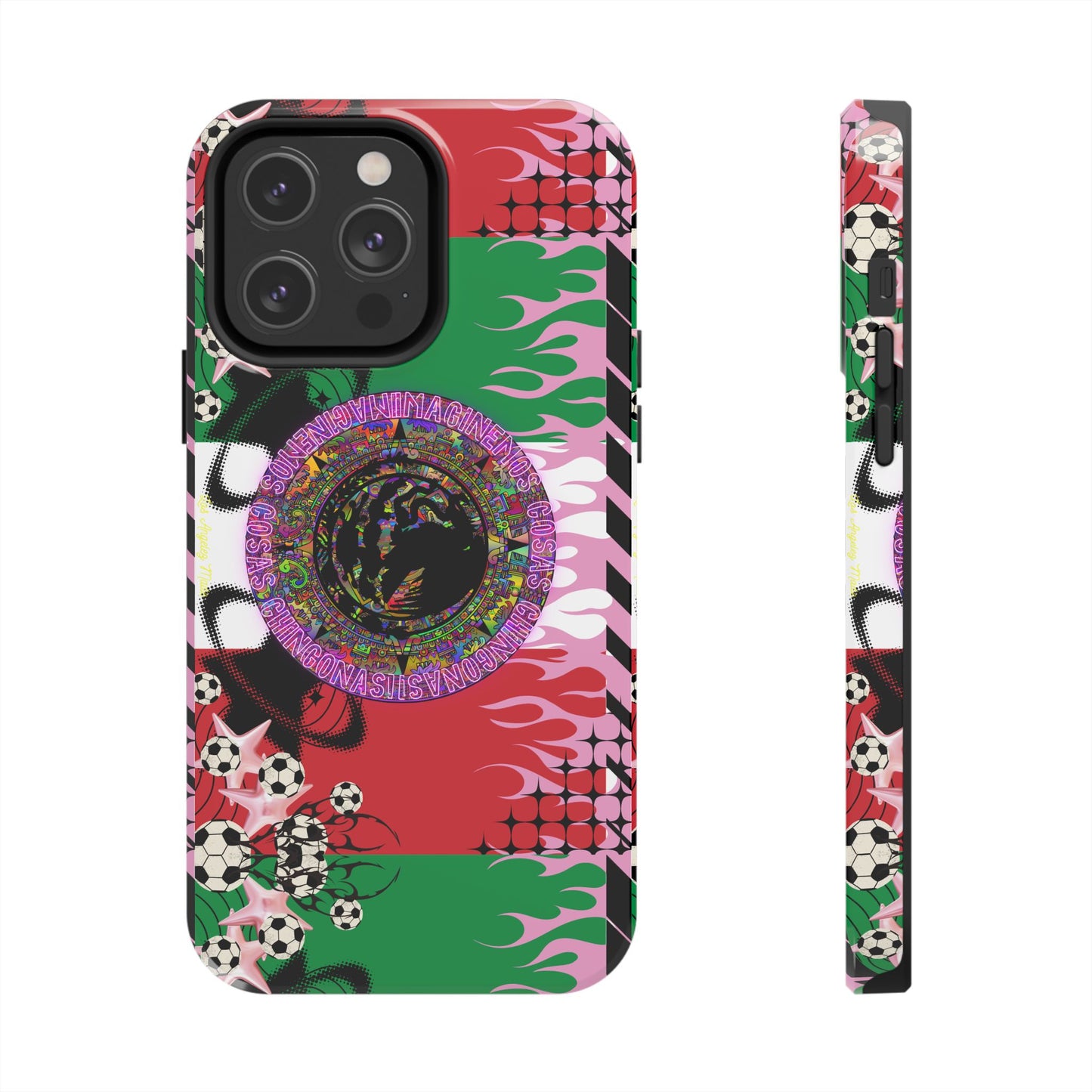 Los Angelez Made x Mexican Flag Tough Phone Case