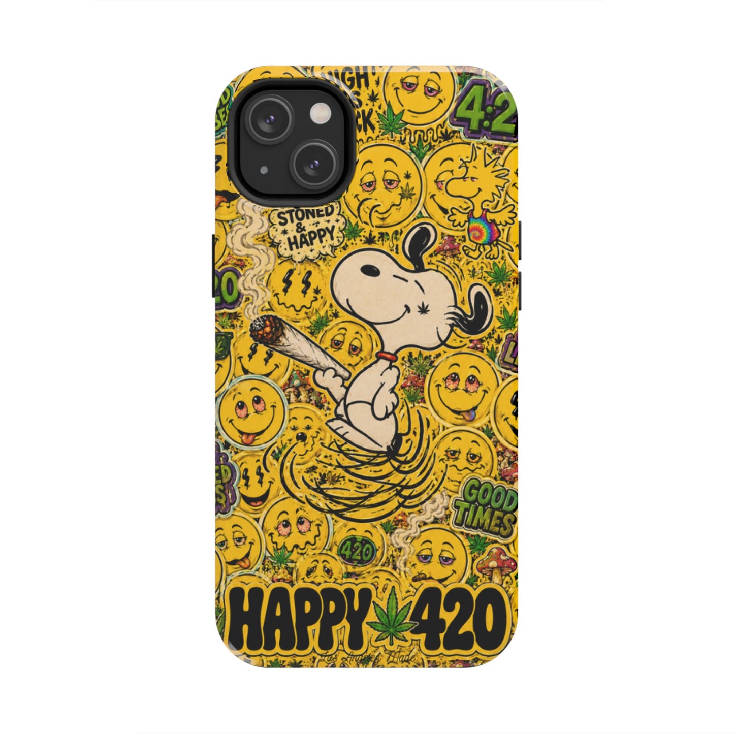Los Angelez Made x 420 Happy Snoopy Tough Phone Case
