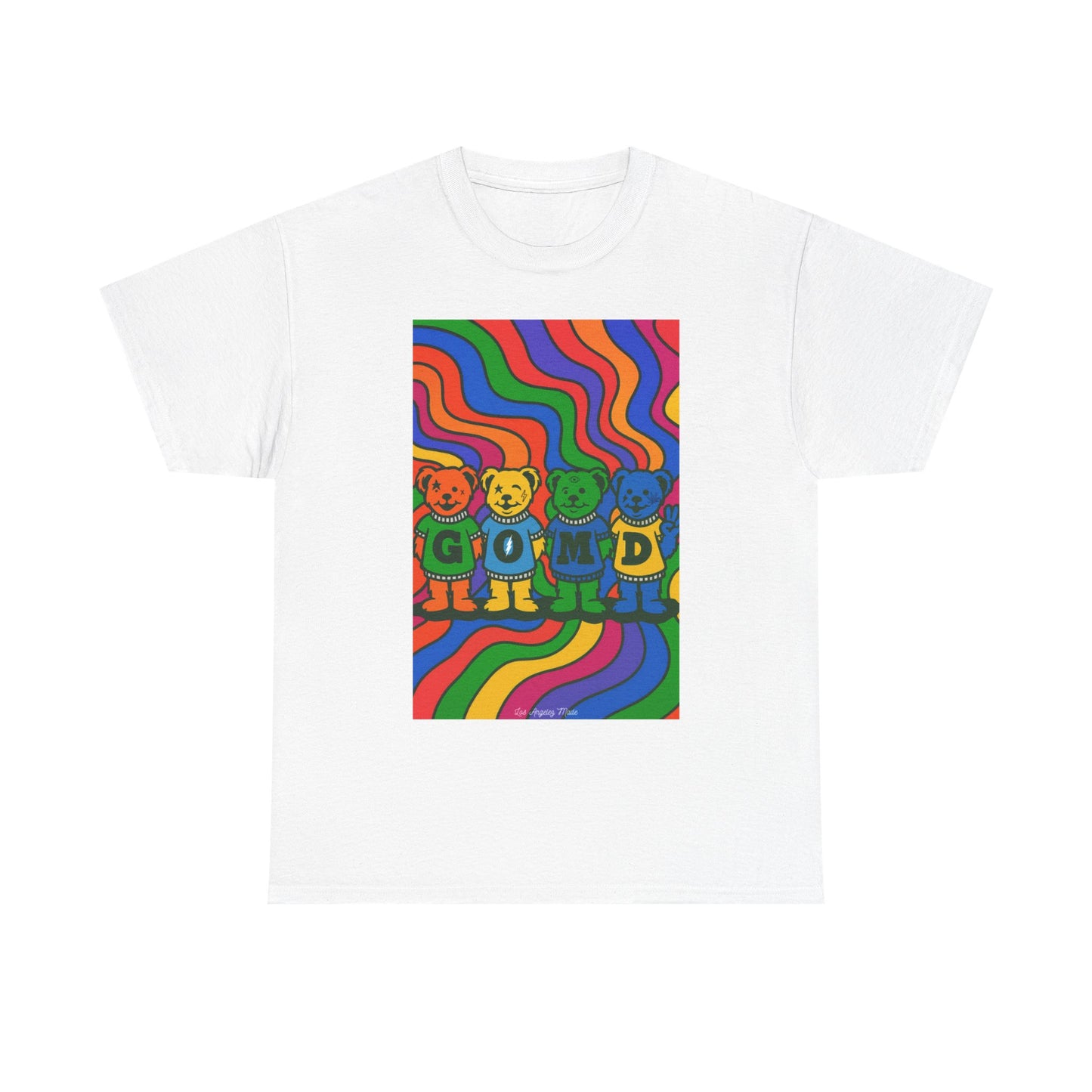 Los Angelez Made x G.O.M.D. Cheer Bears Unisex Heavy Cotton T-Shirt