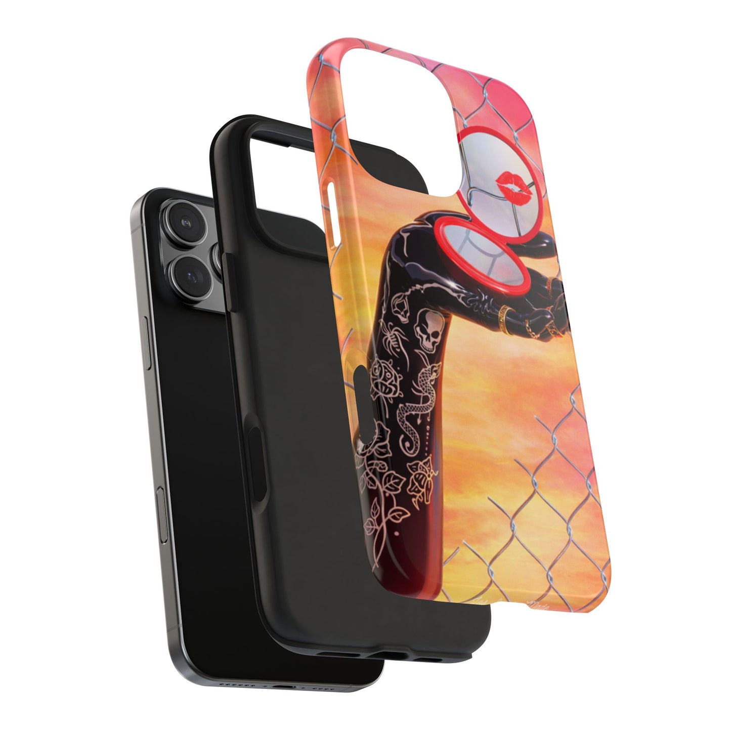 Los Angelez Made x Compact Kiss Tough Phone Case