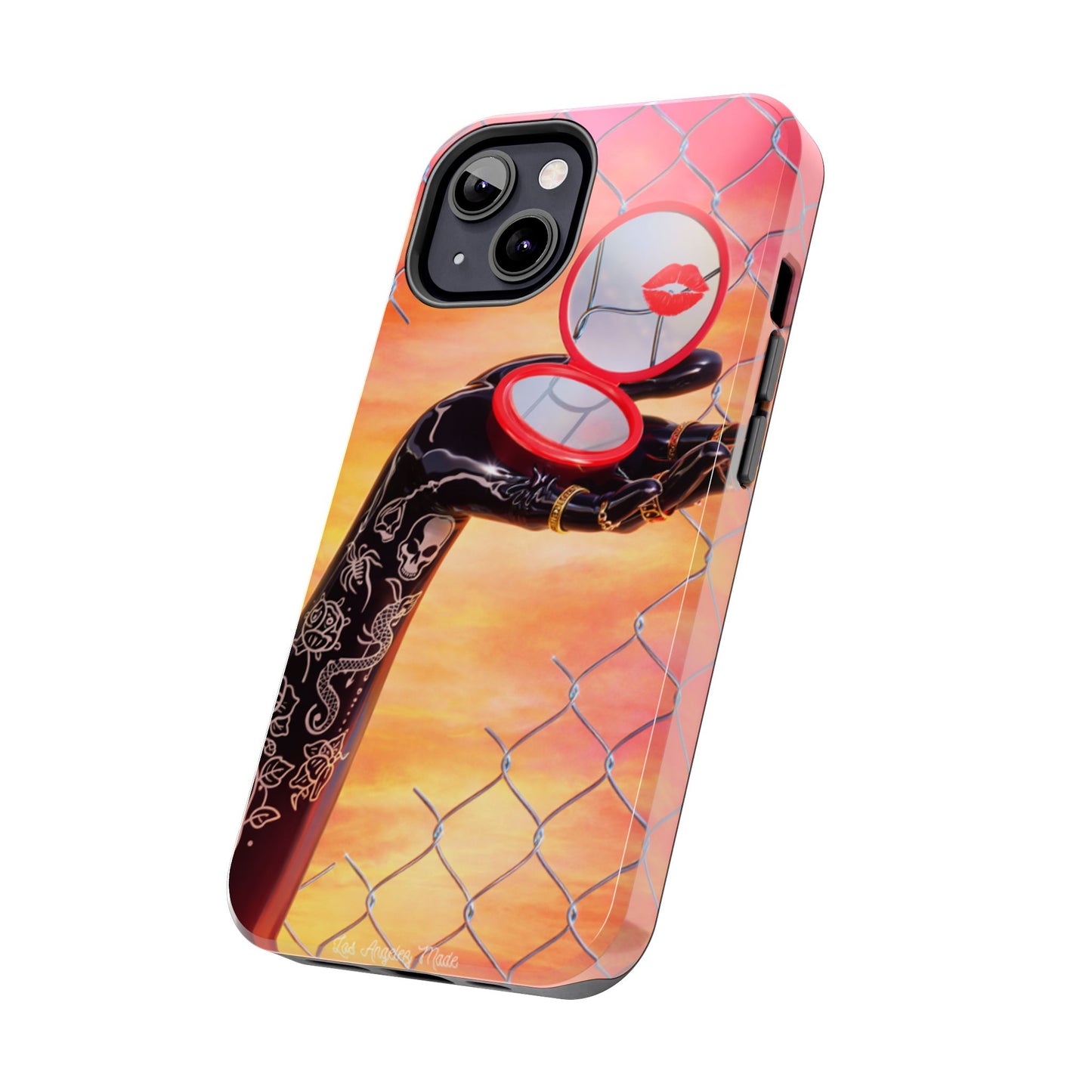 Los Angelez Made x Compact Kiss Tough Phone Case