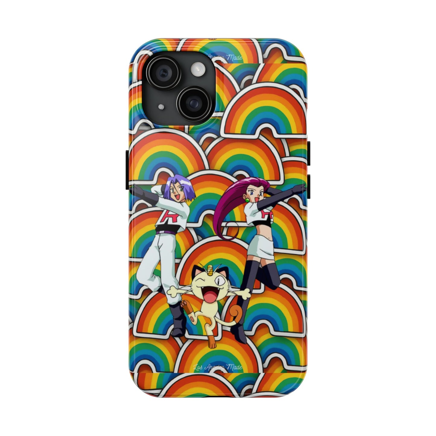 Los Angelez Made x Team Rocket Rainbow Emoji Tough Phone Case
