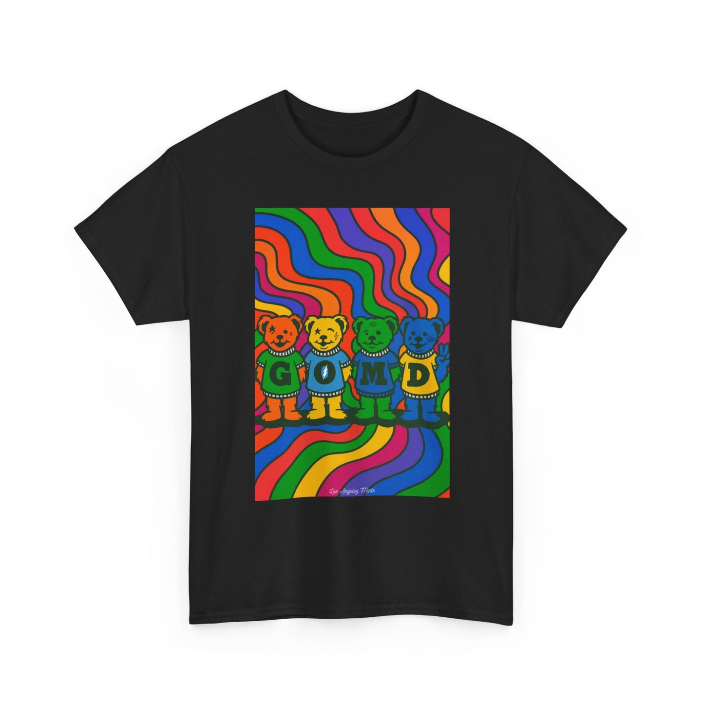Los Angelez Made x G.O.M.D. Cheer Bears Unisex Heavy Cotton T-Shirt
