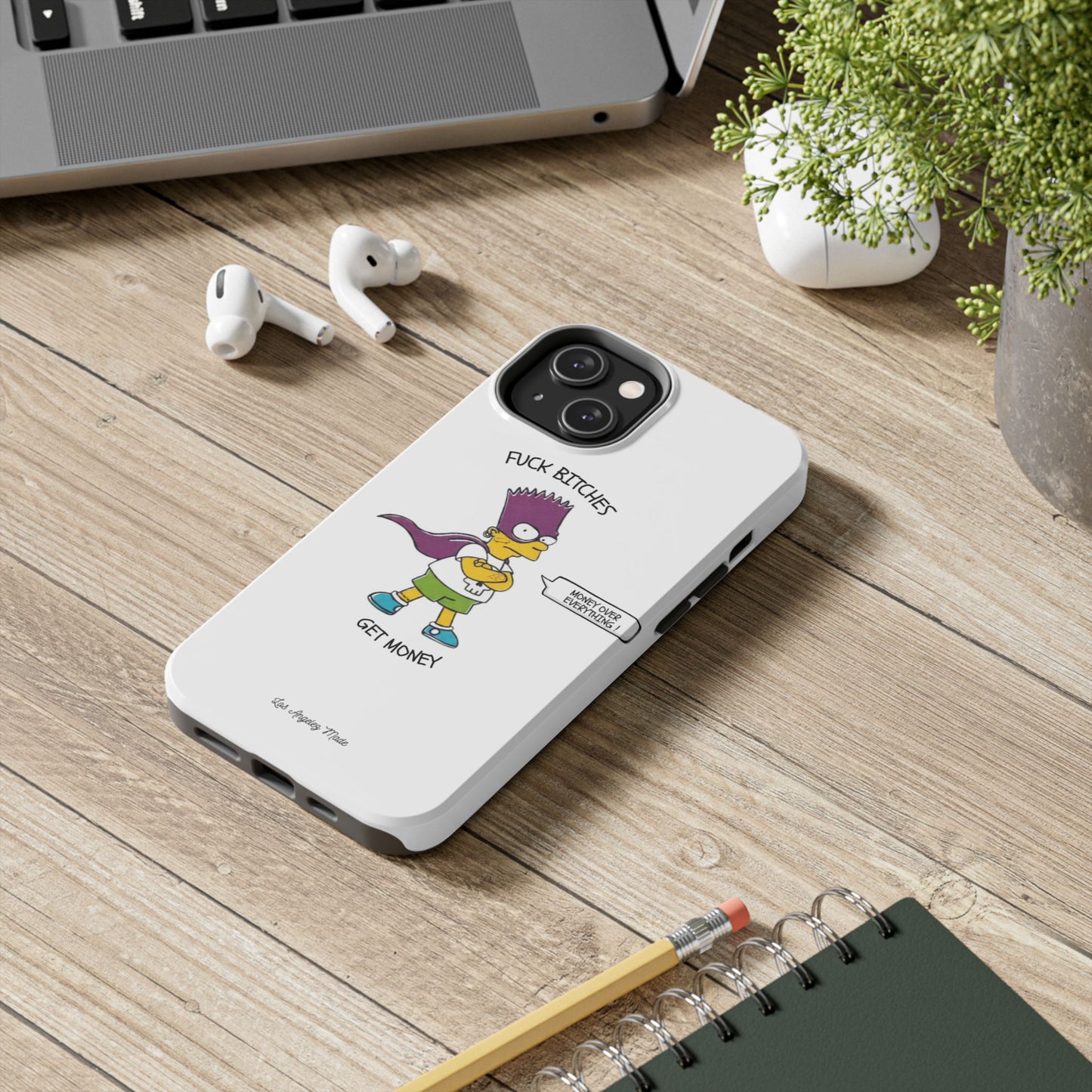 Los Angelez Made x Bart Get Money Tough Phone Case