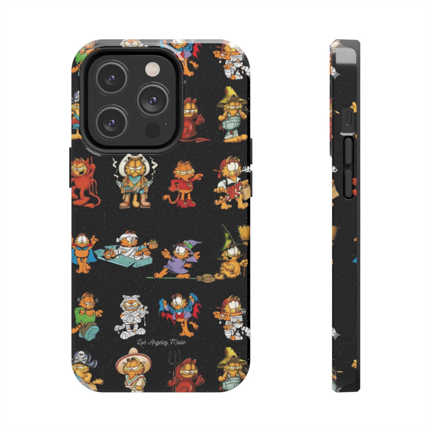 Los Angelez Made x Garfield Halloween Sticker Sheet Tough Phone Case