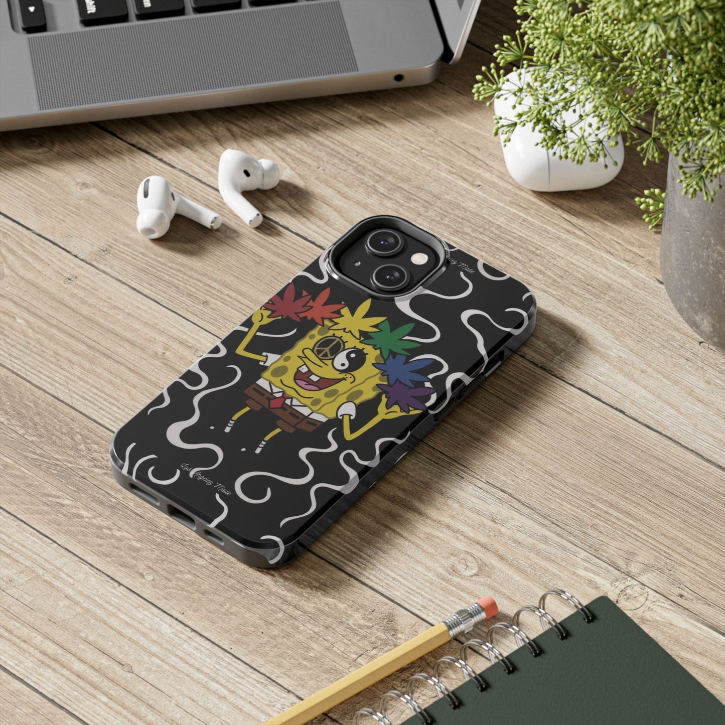 Los Angelez Made x Psychedelic Spongebob Squarepants Tough Phone Case