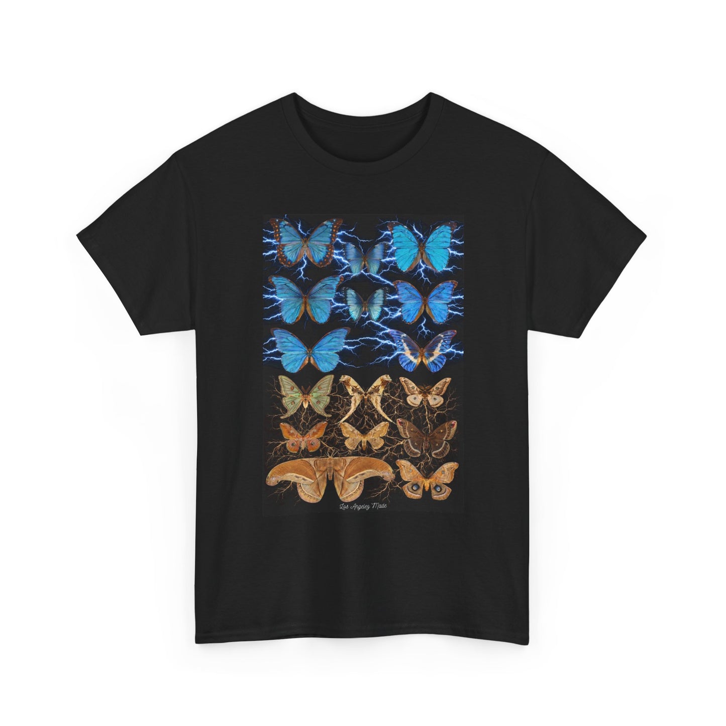 Los Angelez Made x Heaven & Earth Butterflies Unisex Heavy Cotton T-Shirt