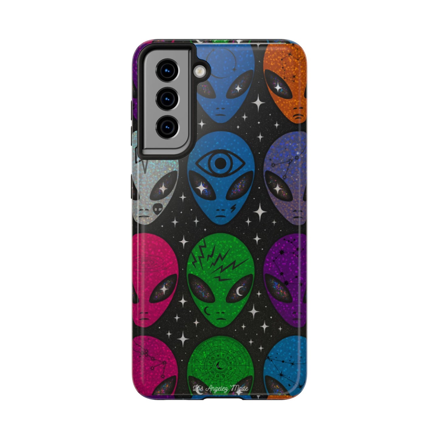 Los Angelez Made x Y2K Alien Sticker Sheet Tough Phone Case