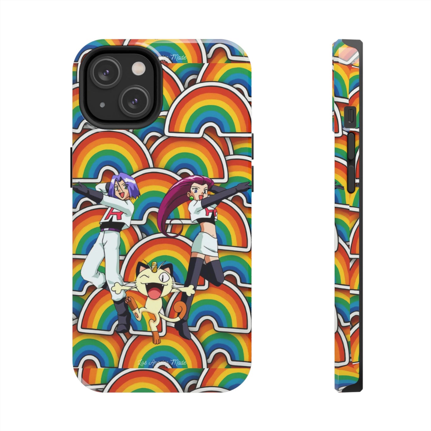 Los Angelez Made x Team Rocket Rainbow Emoji Tough Phone Case
