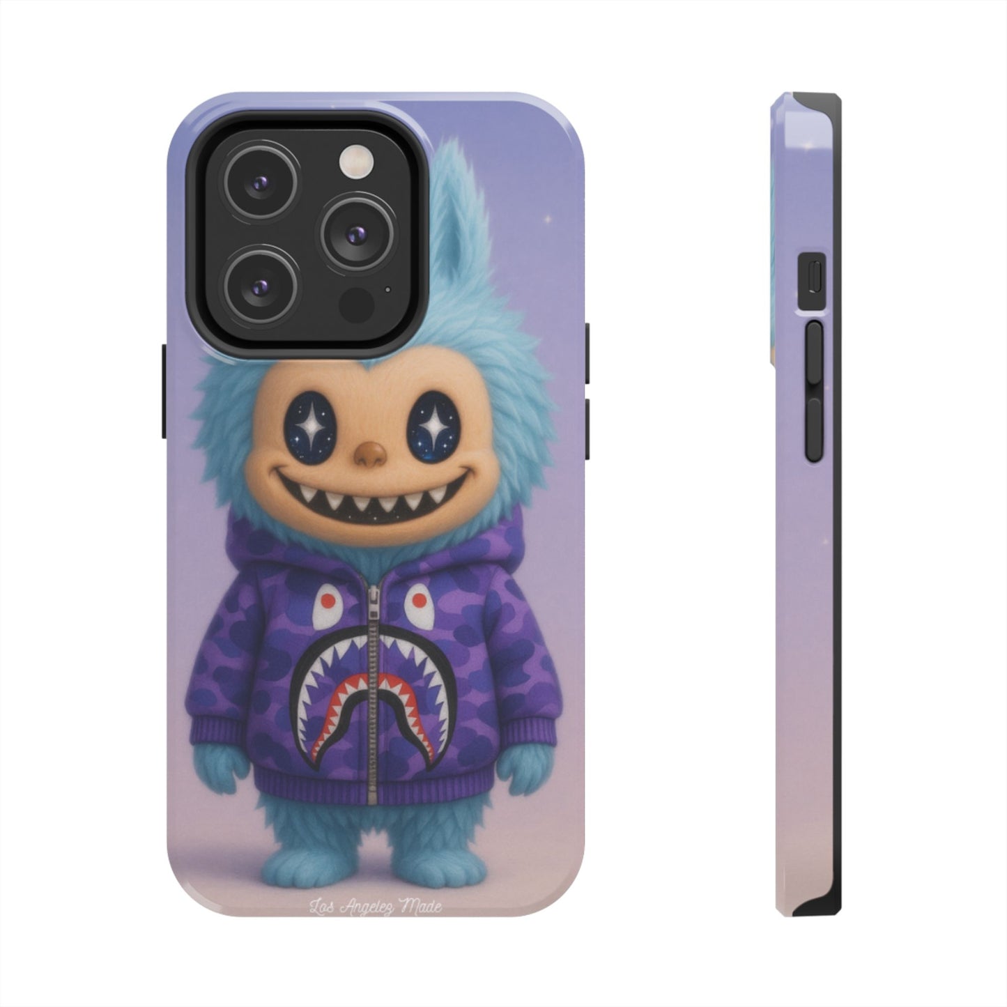 Los Angelez Made x Labubu BAPE Hoodie Tough Phone Case